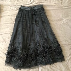 Gracia new puffy black skirt with details